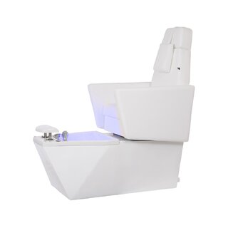 Luxurious pedicure chair with foot bath