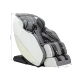 Massage chair 3D Sakura Maximus 809 white gray