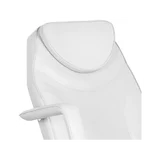 Electric beauty chair with soft padding, white, with 1 motor