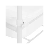 Foot bath foot care on wheels - White