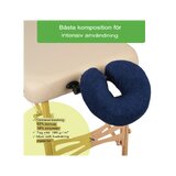 Terry cloth headrest cover - blue