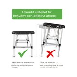 Portable massage table Adele 70cm - Black
