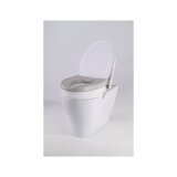 Soft cushion for raised toilet seat