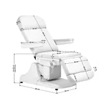 Azzurro 891 electric treatment chair white