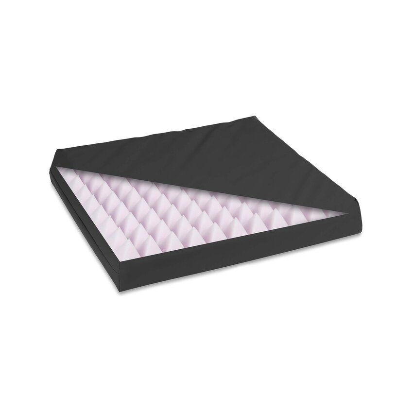 Wheelchair cushion, "hedgehog"-like surface - ErgoTIM