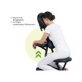Energy massage chair - black