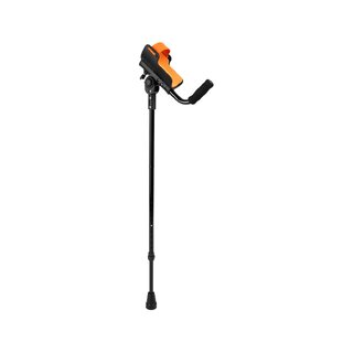 Elbow crutch with fold-up forearm support