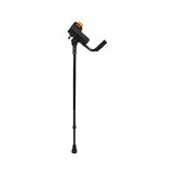 Elbow crutch with fold-up forearm support