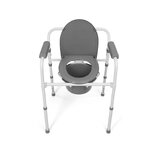 Folding toilet seat with quick release