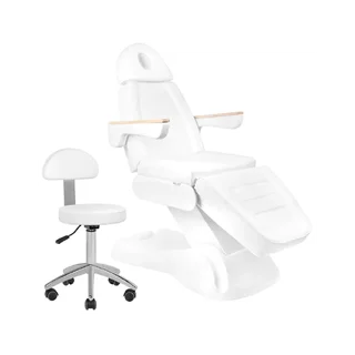 Treatment chair Lux 273b + stool 304 white