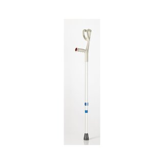 Forearm crutch for reduced mobility, white