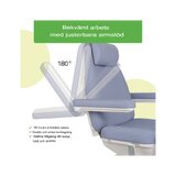 Cosmetic treatment chair, electric Elara PRO 4 - violet
