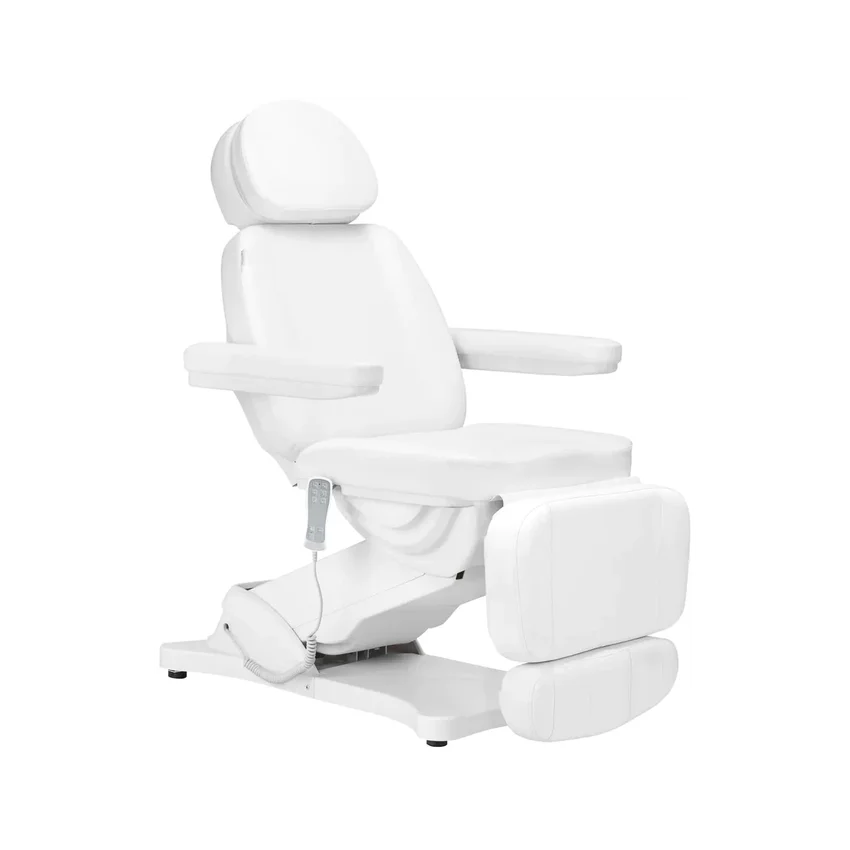 Electric treatment chair SILLON CLASSIC – 3 motors with heating, white (2nd edition)