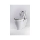 Soft cushion for raised toilet seat