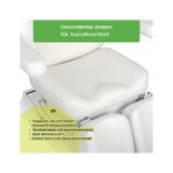 Cosmetic treatment chair, electric Elara PRO 6P - white