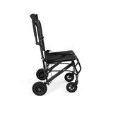 Wheelchair transport foldable with handle