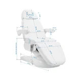 Treatment chair beauty chair Lux 4 motors - white
