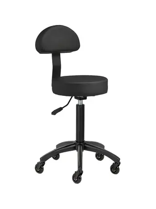 Gabbiano barber stool D026 black