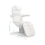 Electric treatment chair on column - Eclipse 4 motors - white