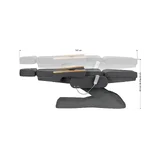 Electric treatment chair SILLON Lux 273b 3 motors grey