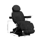 Tattoo chair electric SILLON CLASSIC 3 motors black