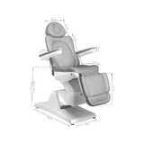 Electric foot care chair 870s 3 motors grey