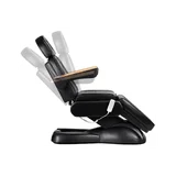 Electric treatment chair SILLON Lux 273b 3 motors black