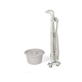 Foldable shower chair with toilet function – Wheels with brakes