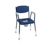 Upholstered toilet seat Blue TIM
