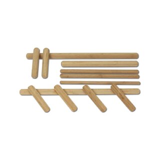 Bamboo sticks massage set - 12 pcs