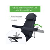 Electric treatment chair - Selia PRO 4 - black