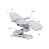 Aesthetic treatment chair, 4 motors
