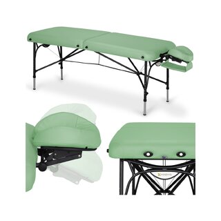 Massage table Smart Alu 70 Vinyl Flex K015 Green