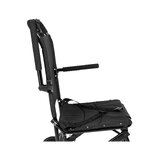 Wheelchair transport foldable with handle