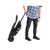 Wheelchair transport foldable with handle