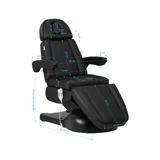 Azzurro Lux beauty chair 3 motors Black