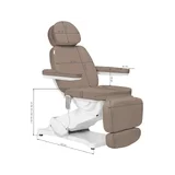 Electric treatment chair SILLON CLASSIC 3 motors - brown
