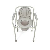 Foldable shower chair with toilet function