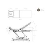 Professional electric massage table 7-piece - Galley