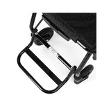 Wheelchair transport foldable with handle