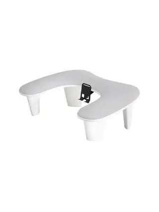 MOMO Croissant manicure stand with mobile phone holder grey