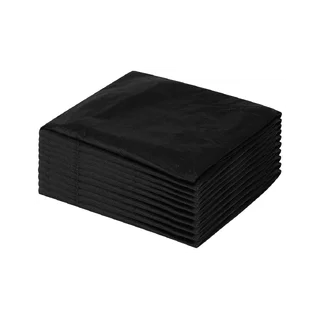 Disposable chair covers with elastic band, 10 pcs. black