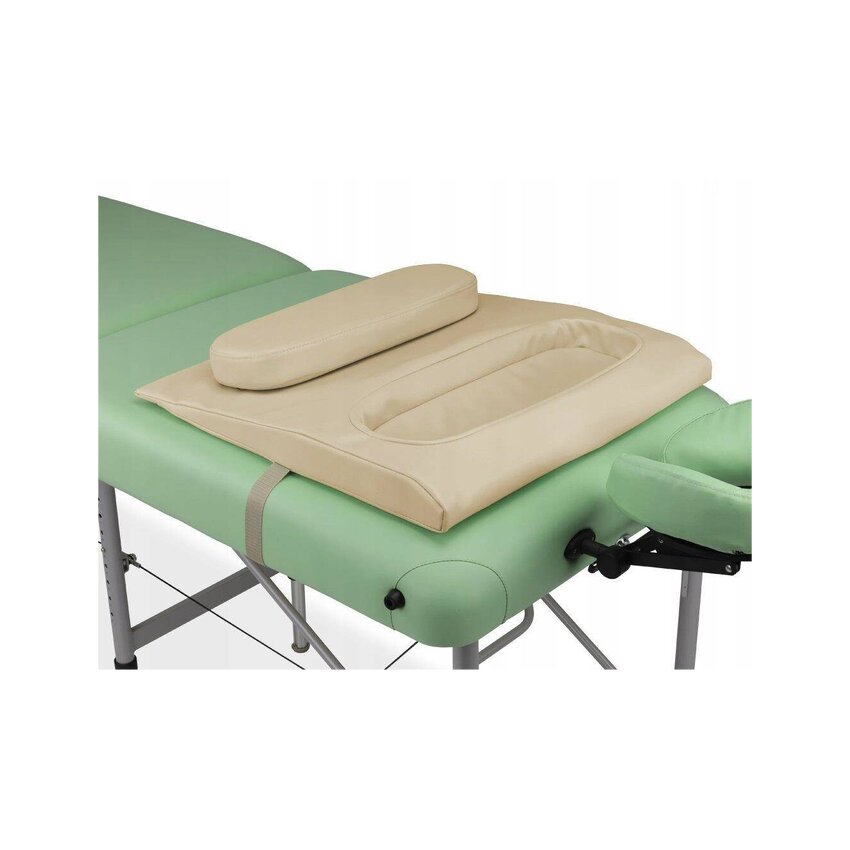 Chest hole pillow massage bench K033 Beige