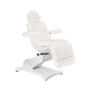 Cosmetic chair electric swivel Azzurro 869A 4 motors white