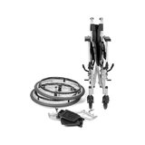 Foldable comfort wheelchair with aluminum frame – Suitable for indoors and outdoors