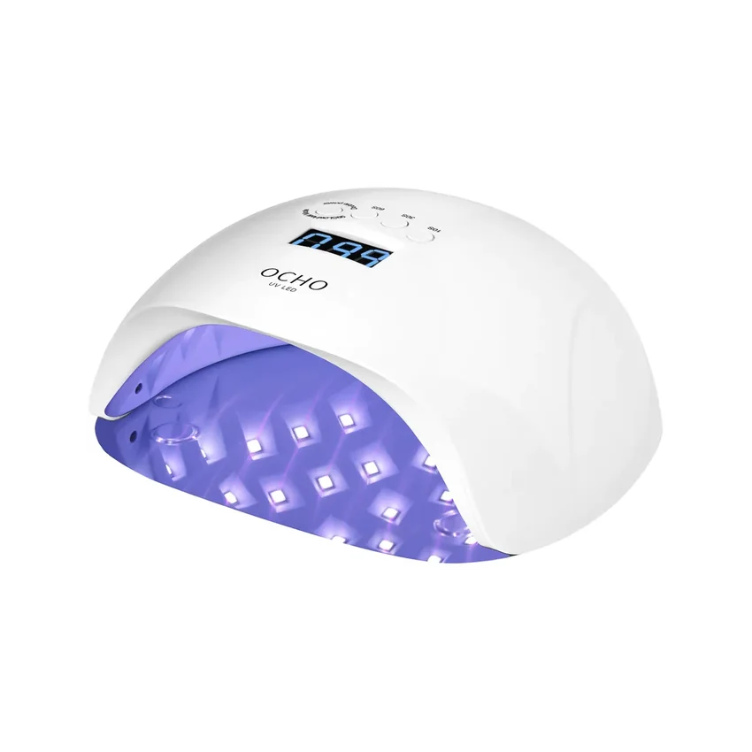 UV LED lamp OCHO NAILS X13 65W white with mirror bottom