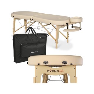 Massage bench Elza Soft Touch K607 Moco Beige