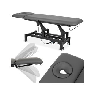 Fortis 2 ERGO massage table, electric height adjustment, hand remote control, wheels