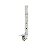 Foldable shower chair with toilet function – Wheels with brakes