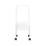 Foot bath foot care on wheels - White